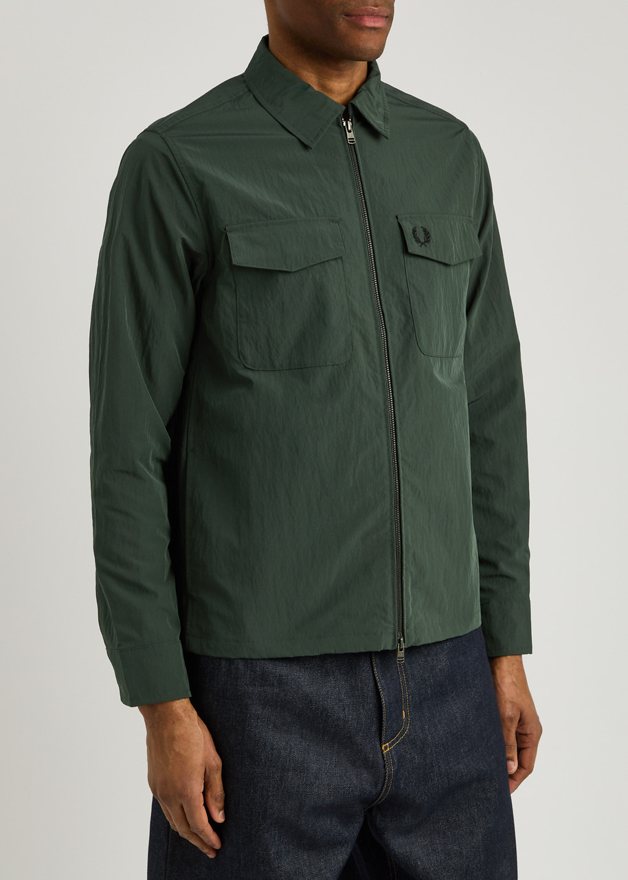 Fred Perry Logo-embroidered Shell Overshirt - 2