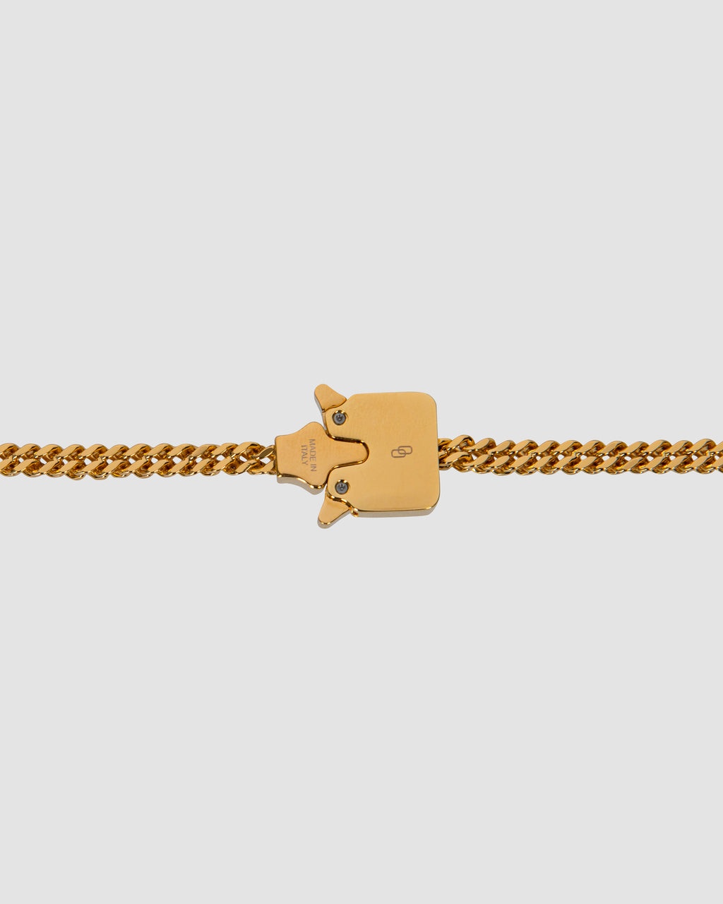 DOUBLE BUCKLE MINI CUBIX CHAIN NECKLACE - 4