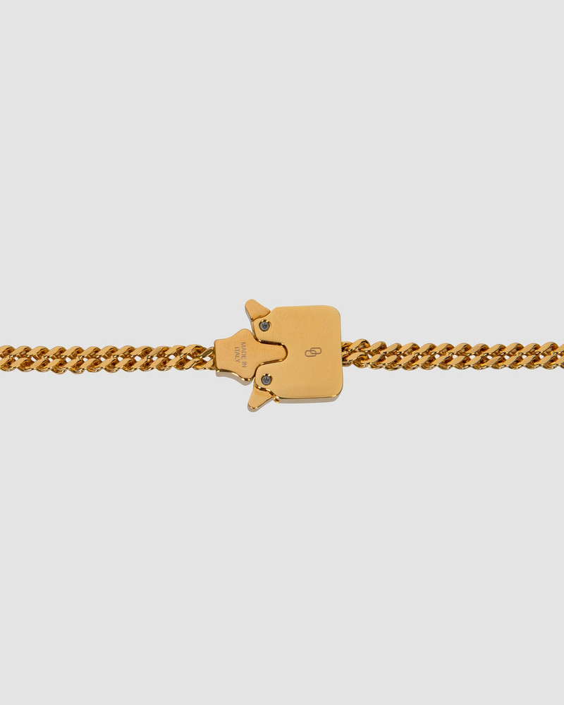 DOUBLE BUCKLE MINI CUBIX CHAIN NECKLACE 4