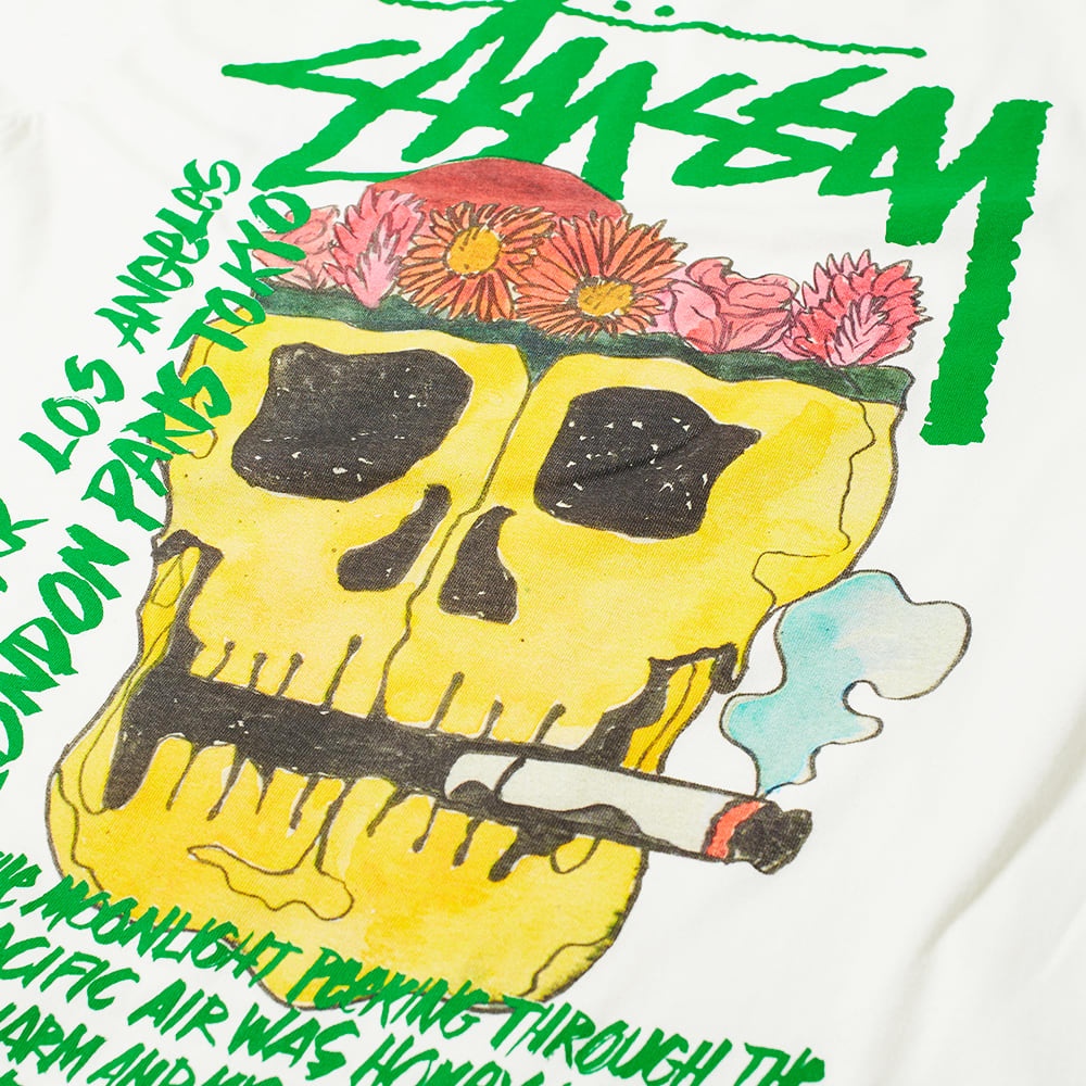 Stussy Smokin' Skull Pigment Dyed Tee - 3