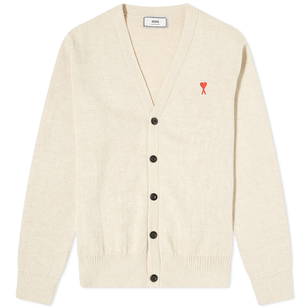 AMI Patch Logo Cardigan - 1