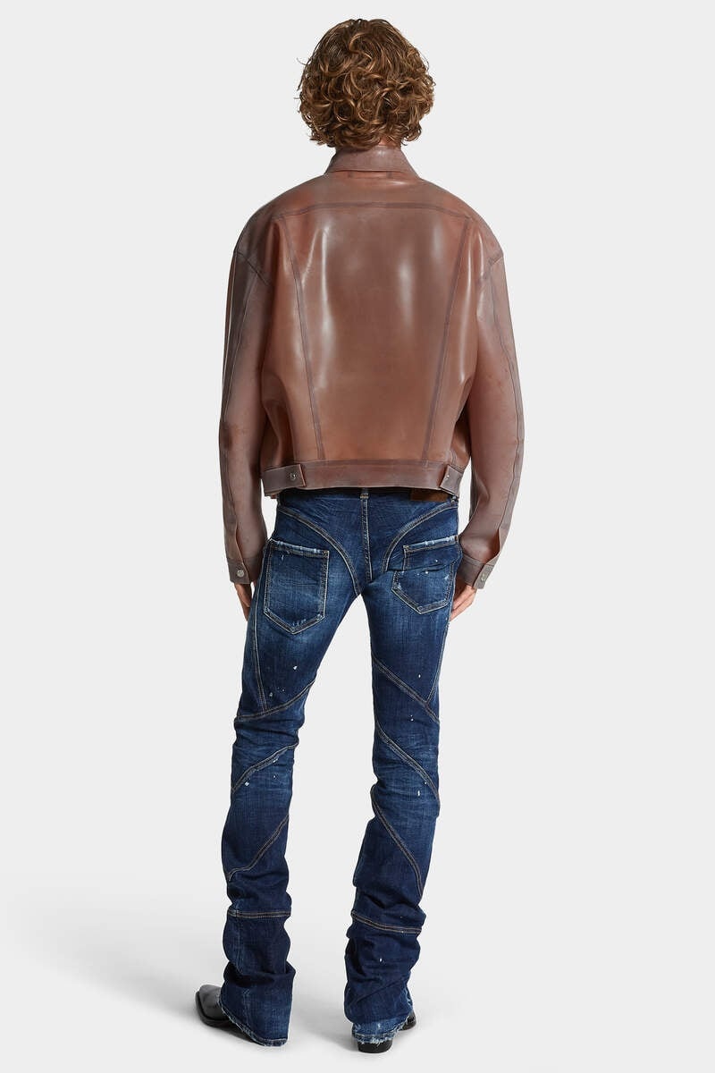 BOUND BUNNY WASH SHARPEI FLARED BOOTCUT JEANS - 4