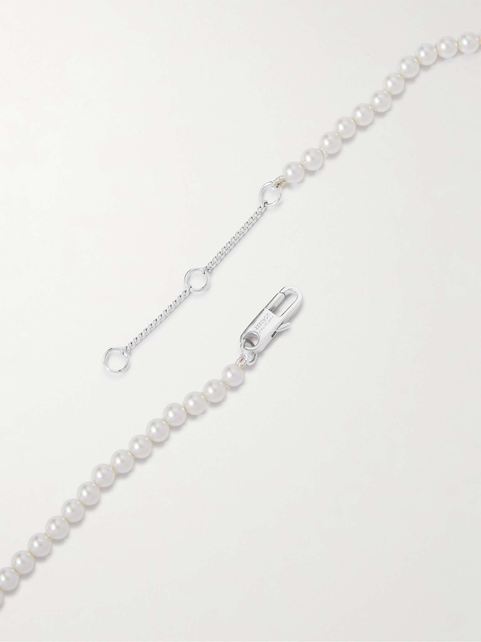 CELINE Silver-Tone Faux Pearl Necklace | mrporter | REVERSIBLE