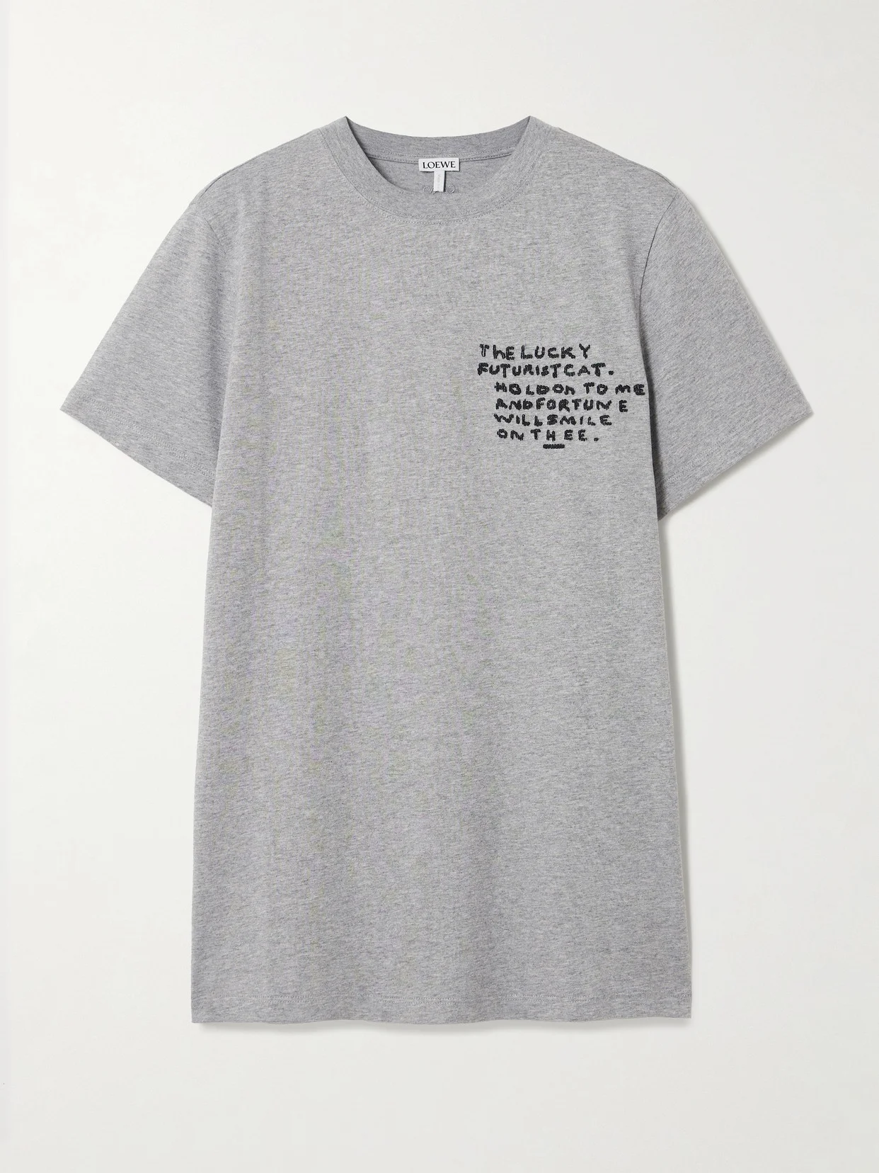 + Louis Wain Embroidered Cotton-jersey T-shirt - 1