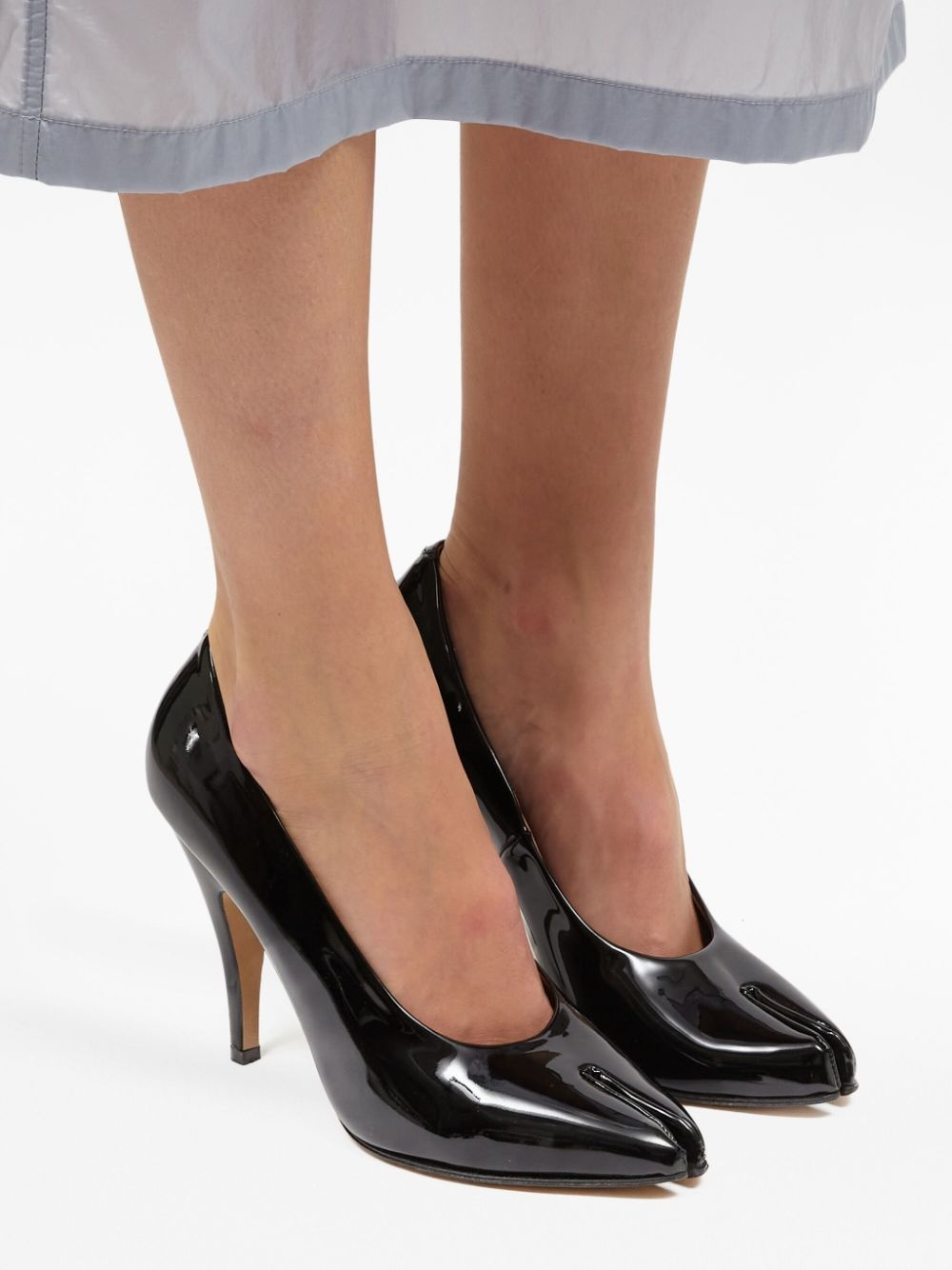 Tabi 110mm patent court shoes - 6