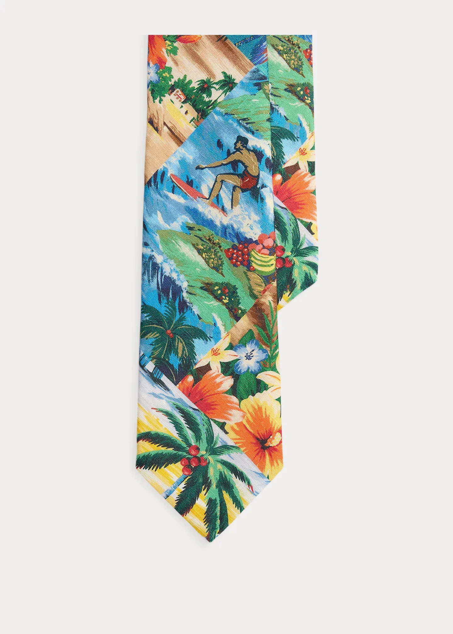 Patchwork-Print Silk Tie - 1