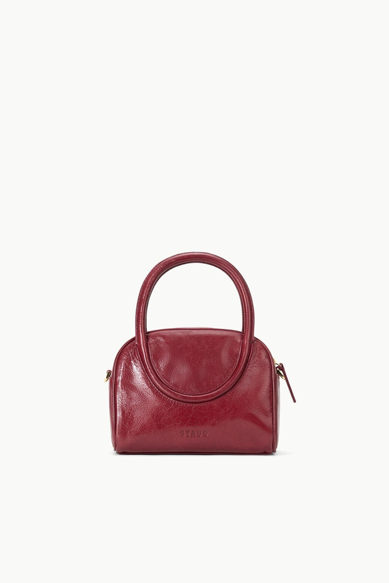 STAUD MAUDE MINI BOWLER BAG PINOT 3