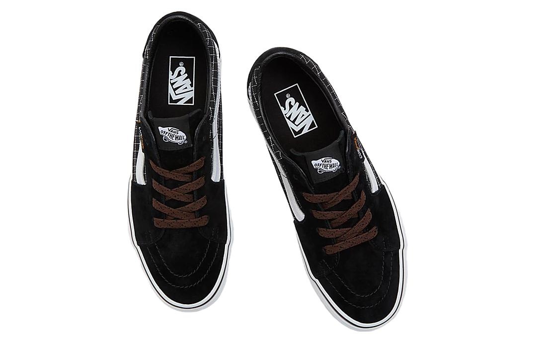 (WMNS) Vans Cordura Sk8-Low 'Black Brown' VN0009QRBLA - 4