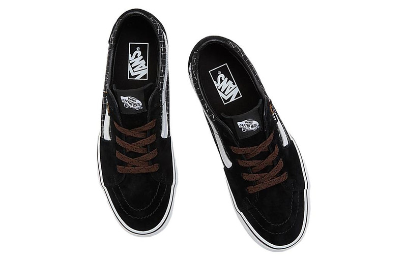 Vans (WMNS) Vans Cordura Sk8-Low 'Black Brown' VN0009QRBLA outlook