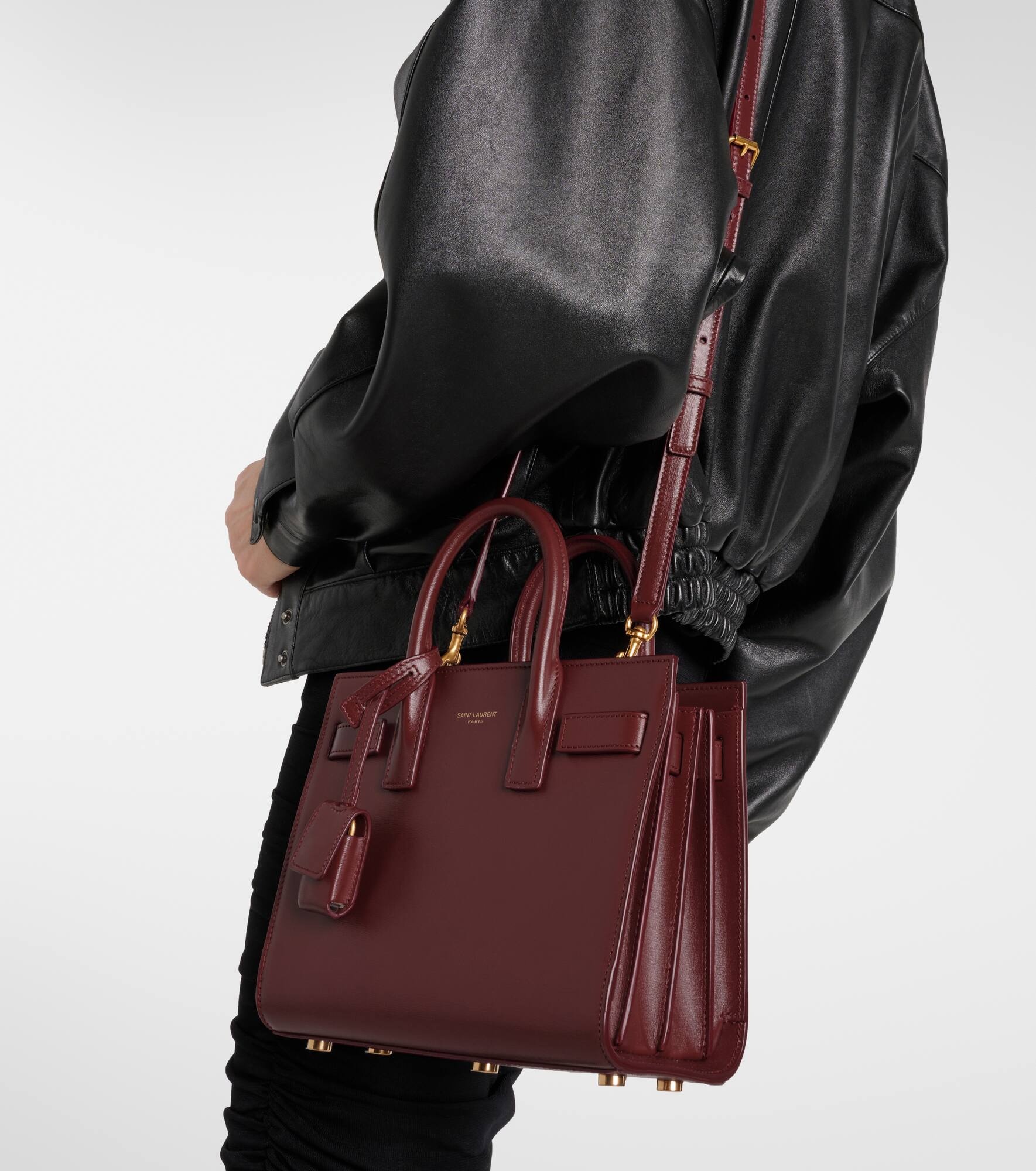 Sac De Jour Nano leather tote bag - 2