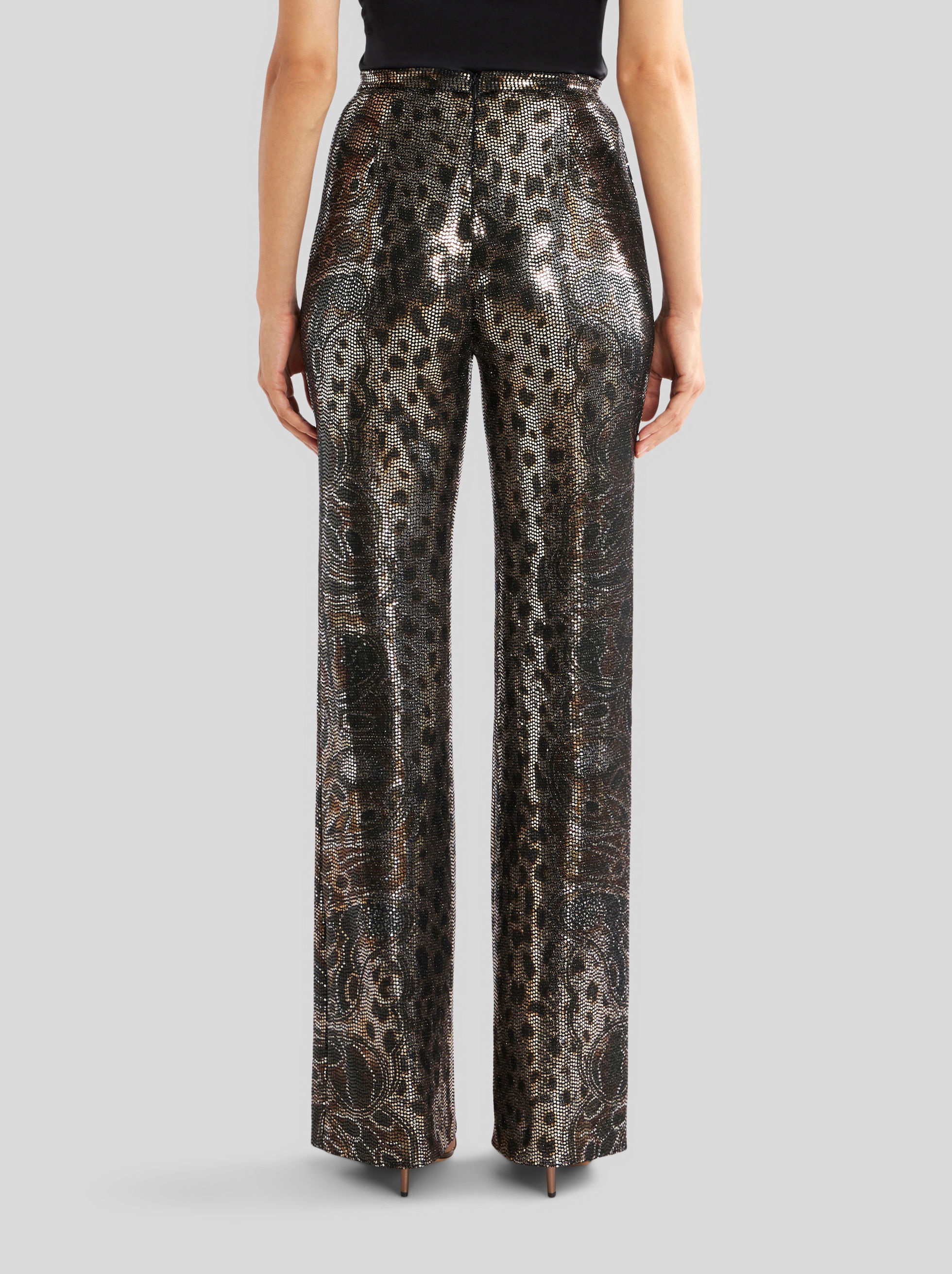 TROUSERS WITH PRINTED SEQUINS - 4