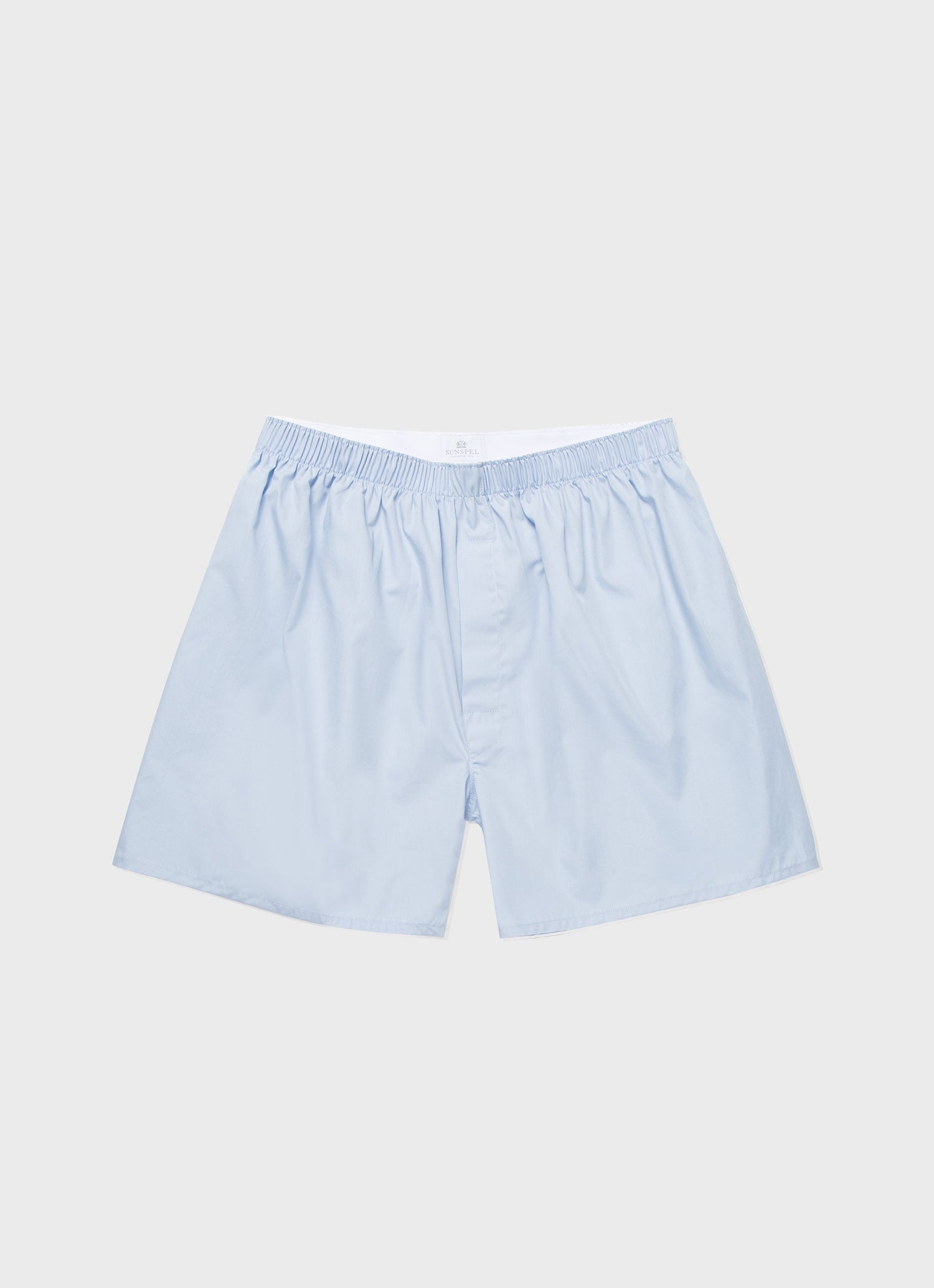 Poplin Long‑Cut Boxer Shorts - 1