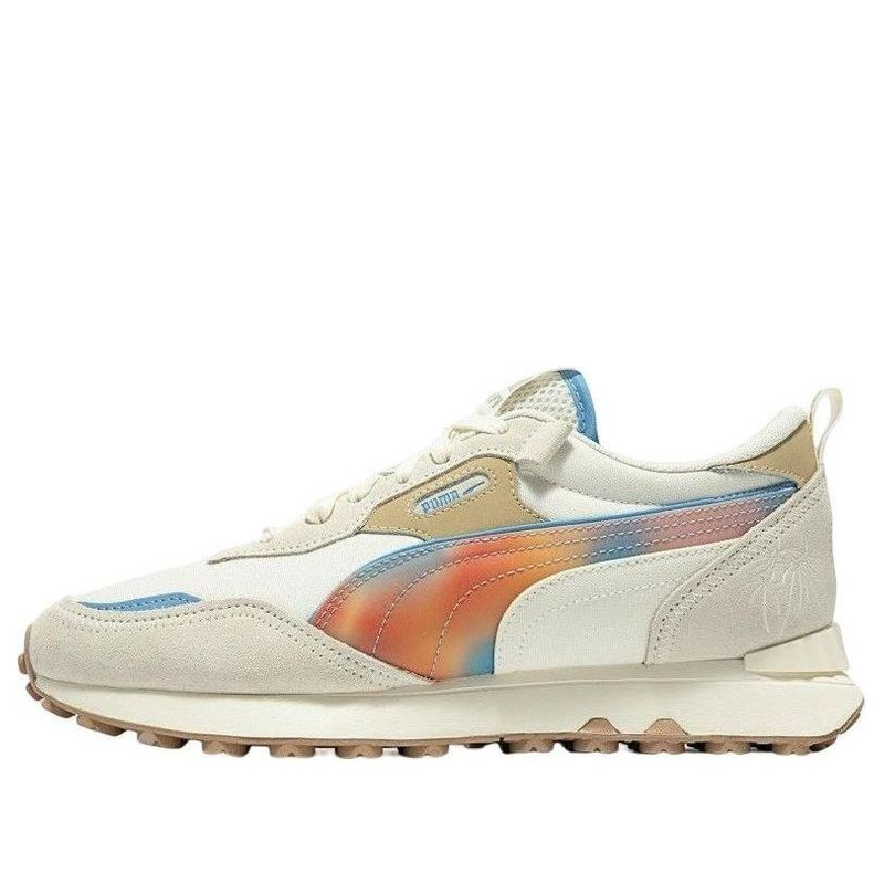 PUMA 라이더 FV 기온 불꽃 '베이지 화이트 오렌지'394973-01 - 1