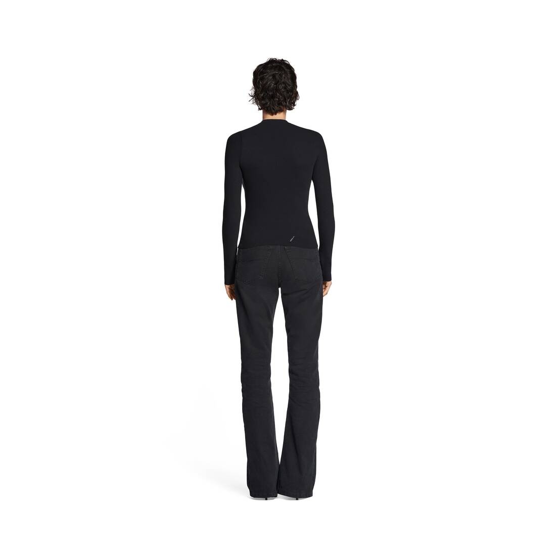 Women's Twisted Top in Black - 4
