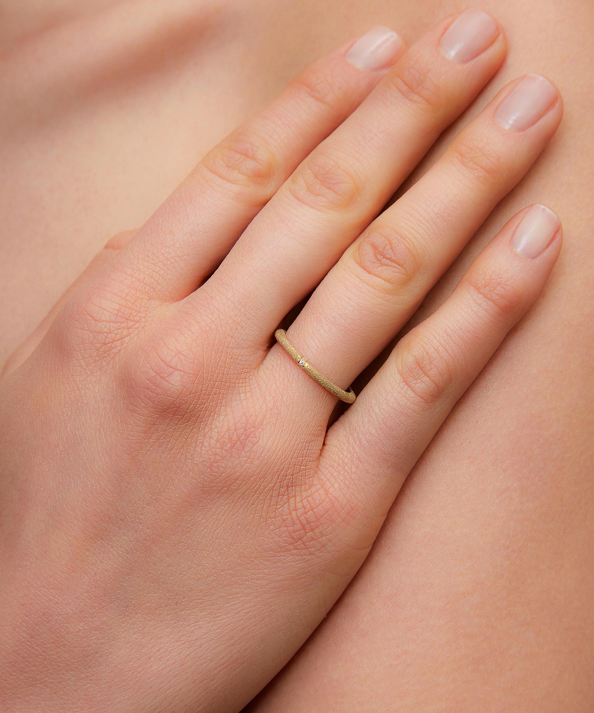 9ct Gold Alliance Mini Diamond Ring - 3