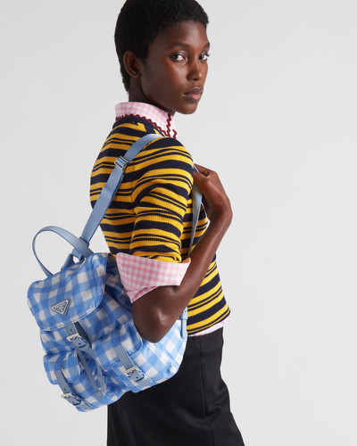 Prada Small printed Re-Nylon backpack outlook
