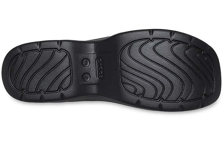 (WMNS) Crocs Skyline Slide Sandals 'Black' 208182-001 - 7