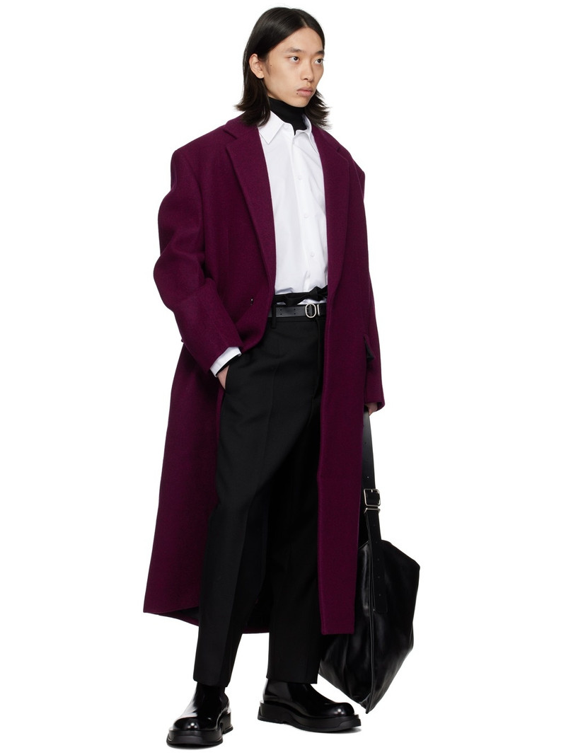 Jil Sander Pink Wool Coat outlook