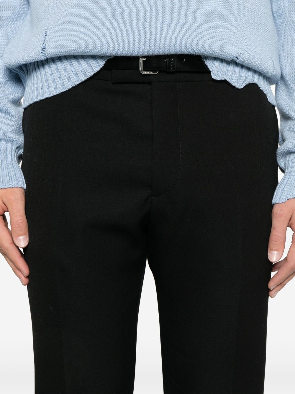 low-rise tailored trousers - 5