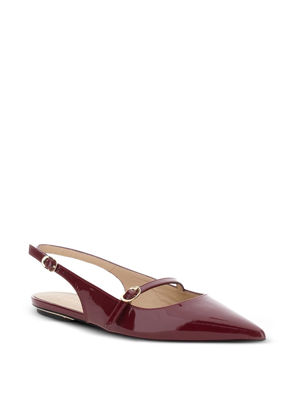 Emilia patent leather slingback flat pumps - 2