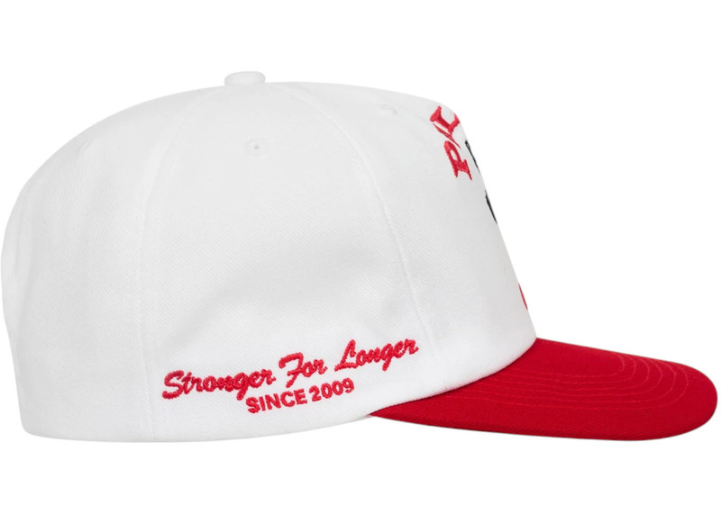 PALACE Palace Stronger For Longer Snapback White/Red outlook