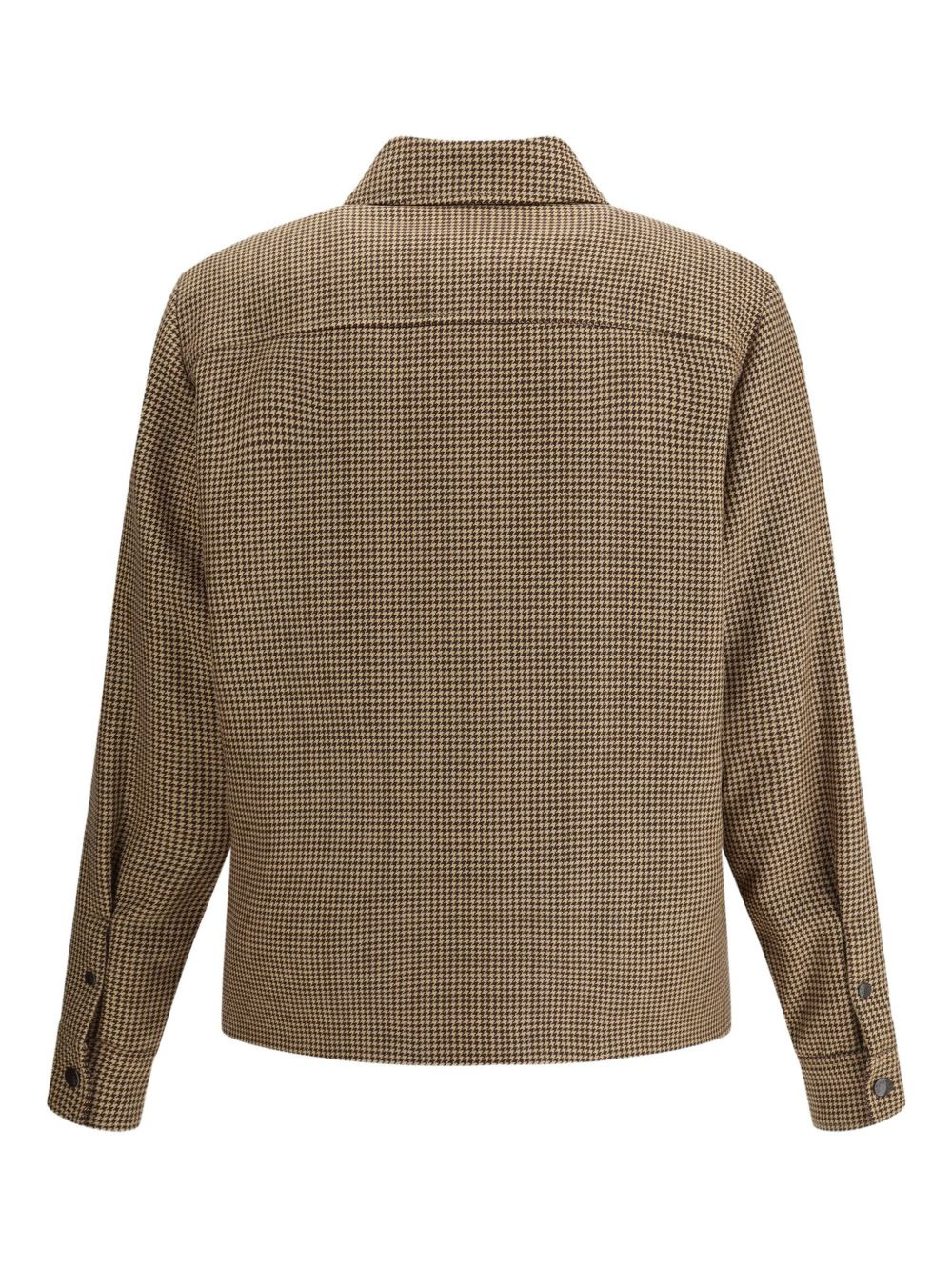 houndstooth-pattern zip-front jacket - 2