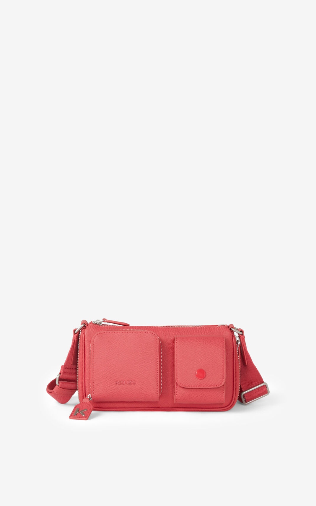 KENZO Kompact grained leather bumbag - 1