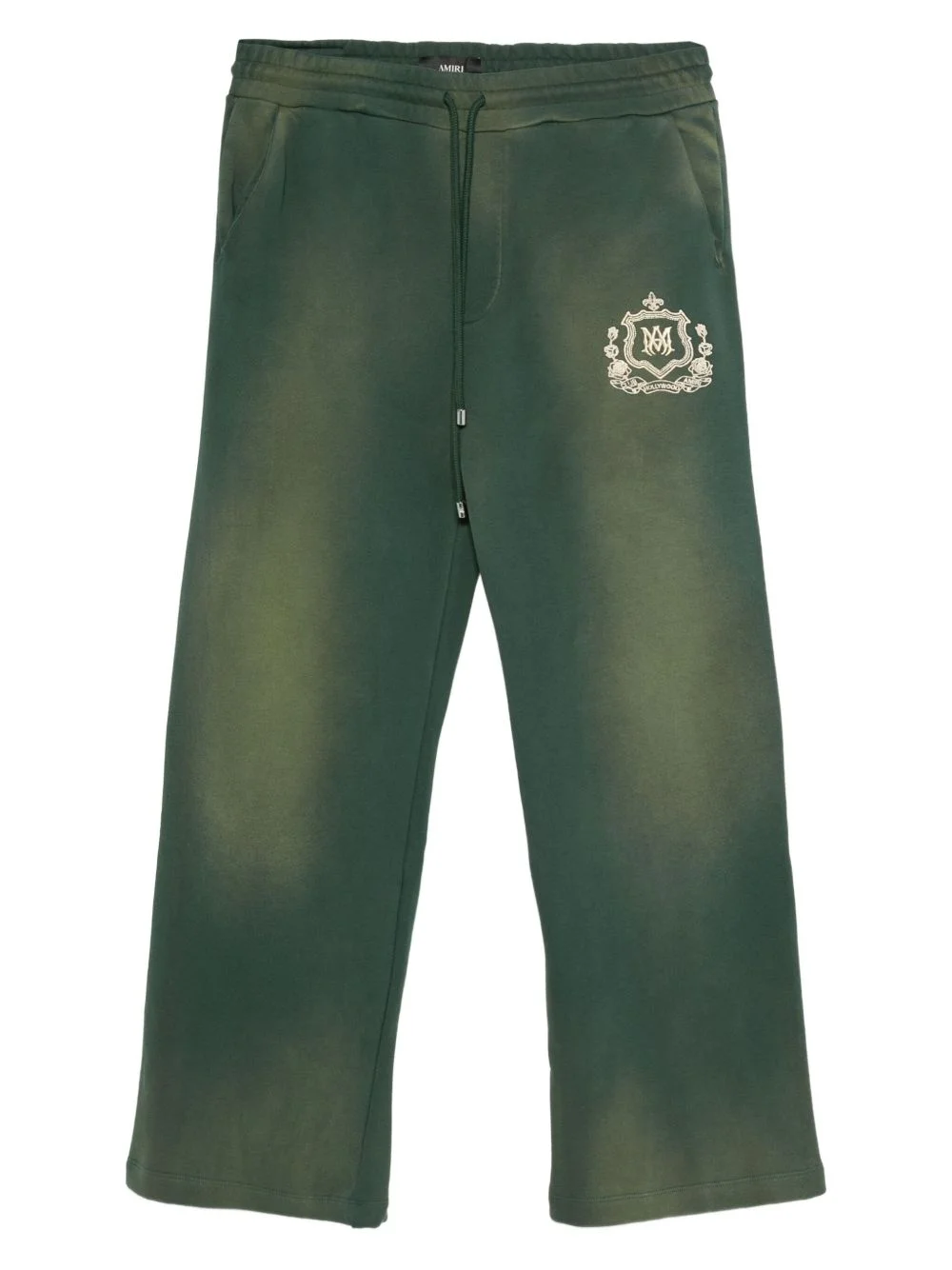 crest-embellished track pants - 1