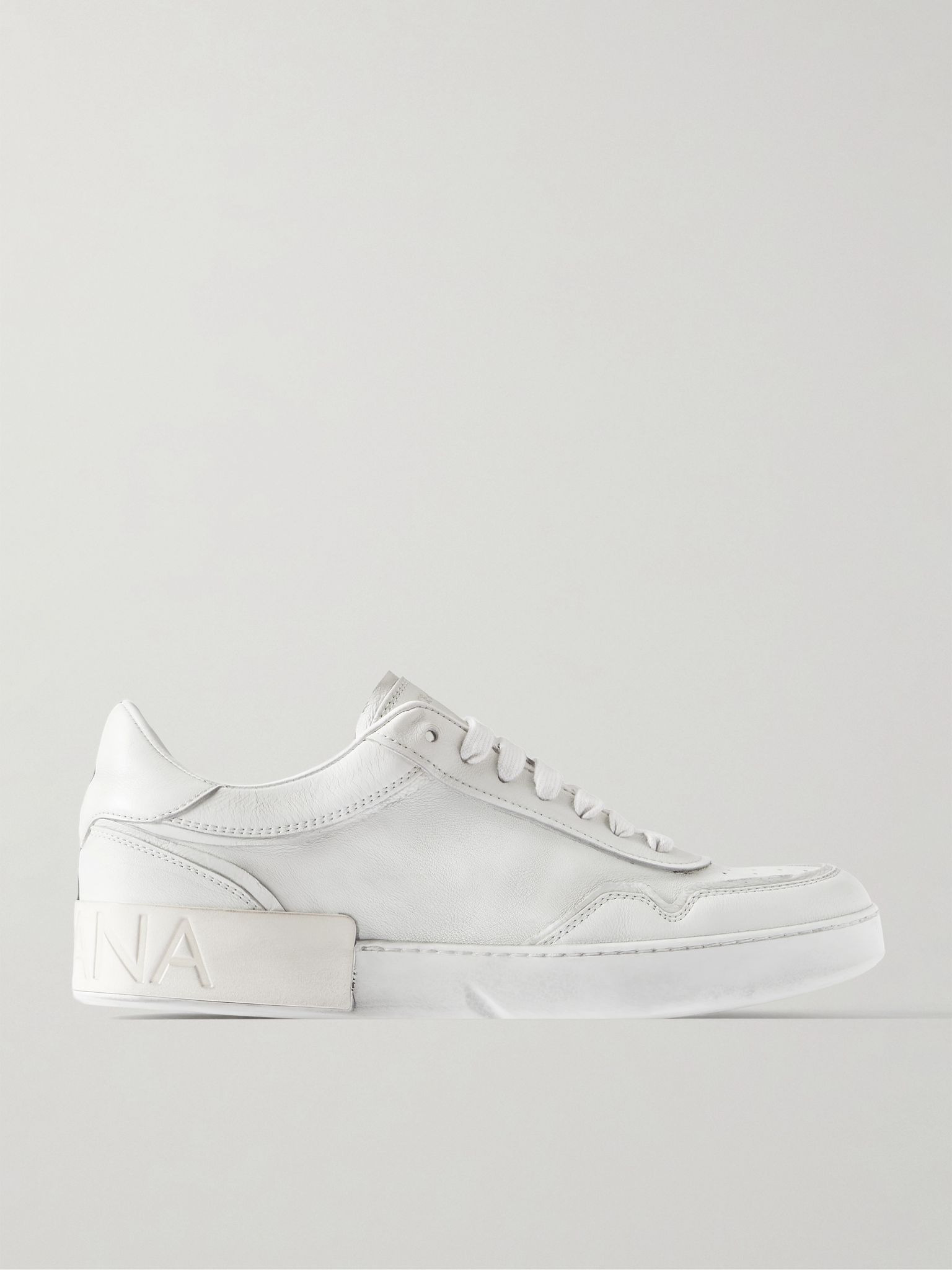 Leather Sneakers White - 1