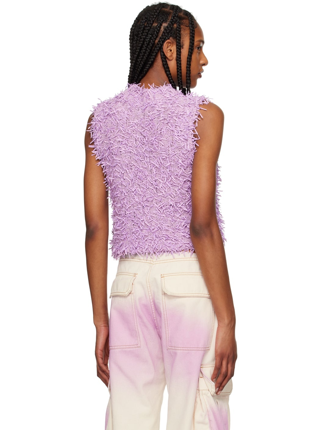 Purple Ribbon Tank Top - 3
