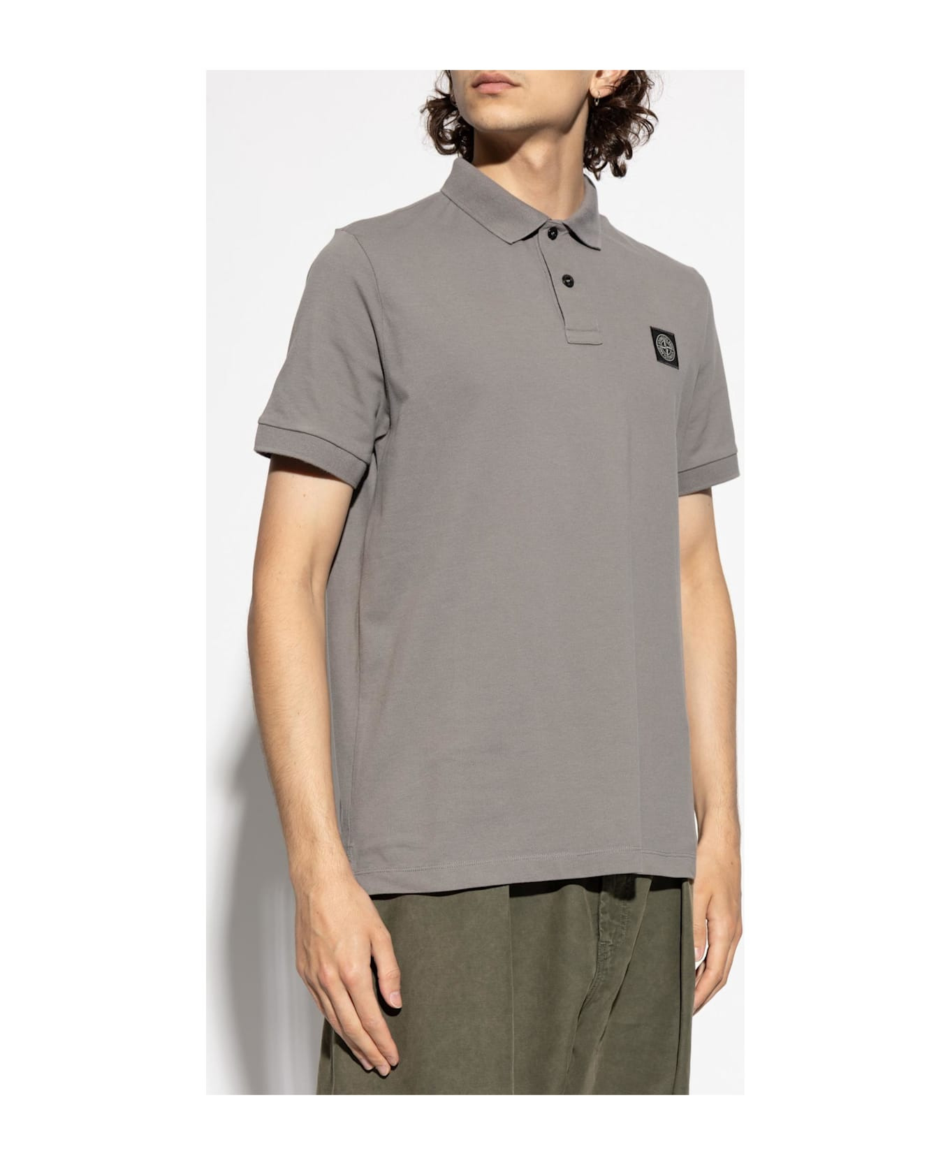 Stone Island Polo With Logo - 3