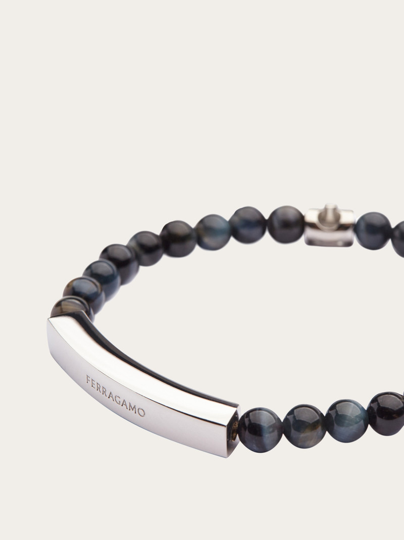 FERRAGAMO Bracelet with semi-precious stones - Size 19 outlook