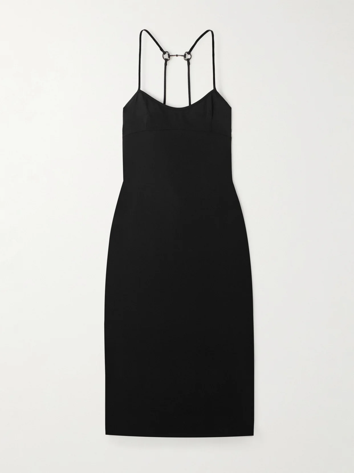 Embellished Crepe Midi Dress - 1