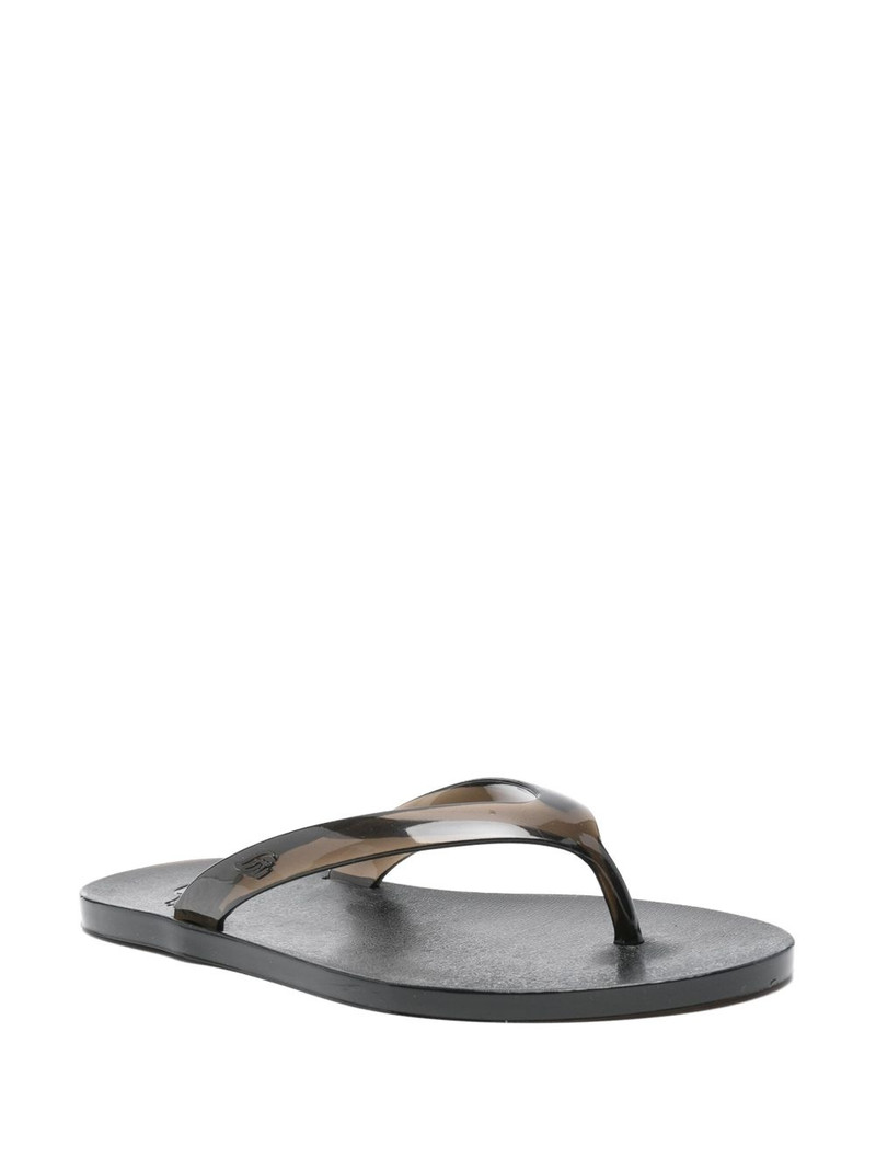 ANCIENT GREEK SANDALS translucent-design flip flops outlook