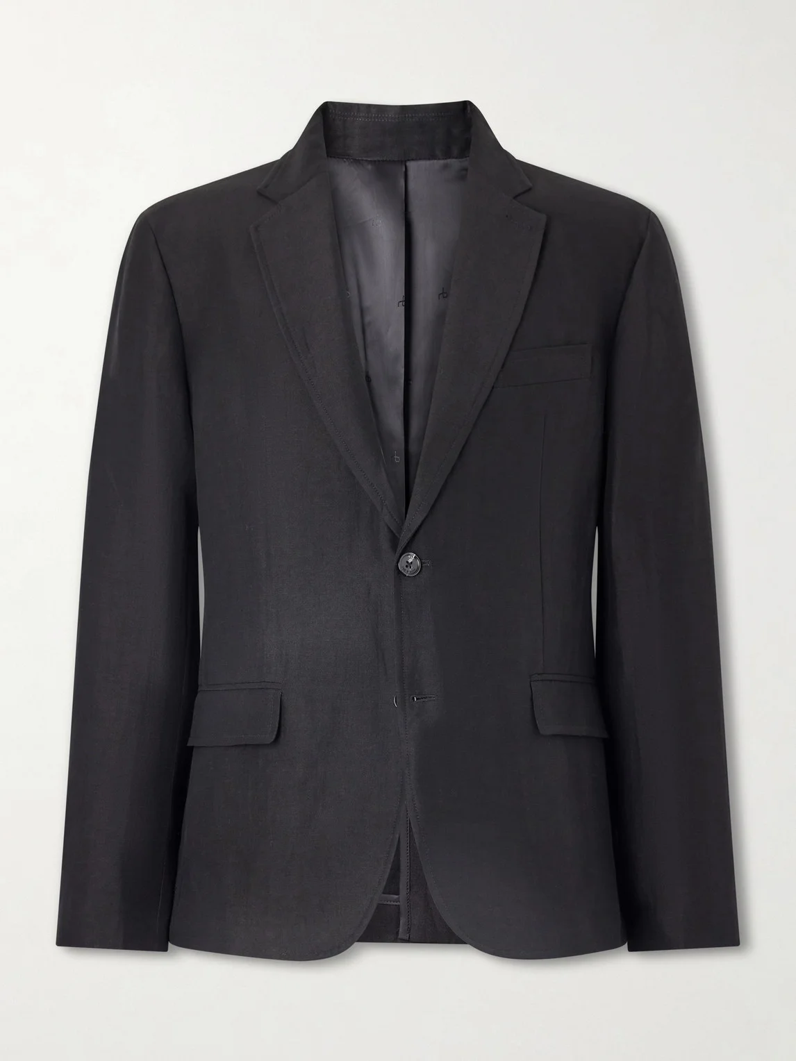 Skeleton Wool and Linen-Blend Suit Jacket - 1