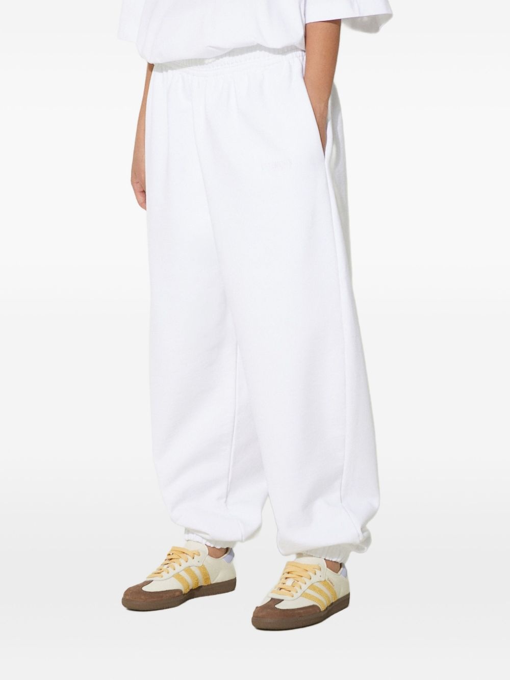 elasticated-ankle track pants - 3