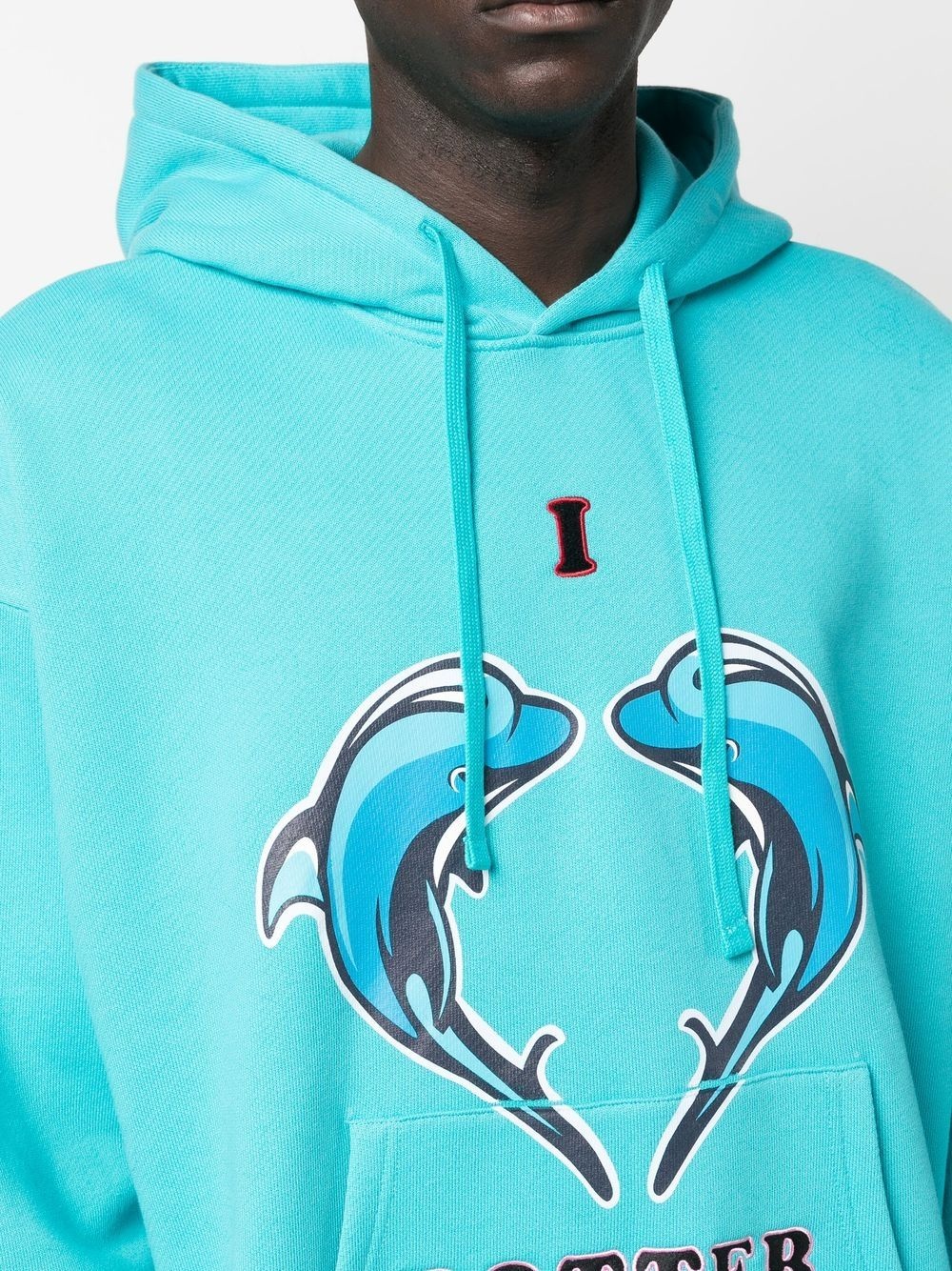 logo print hoodie - 5