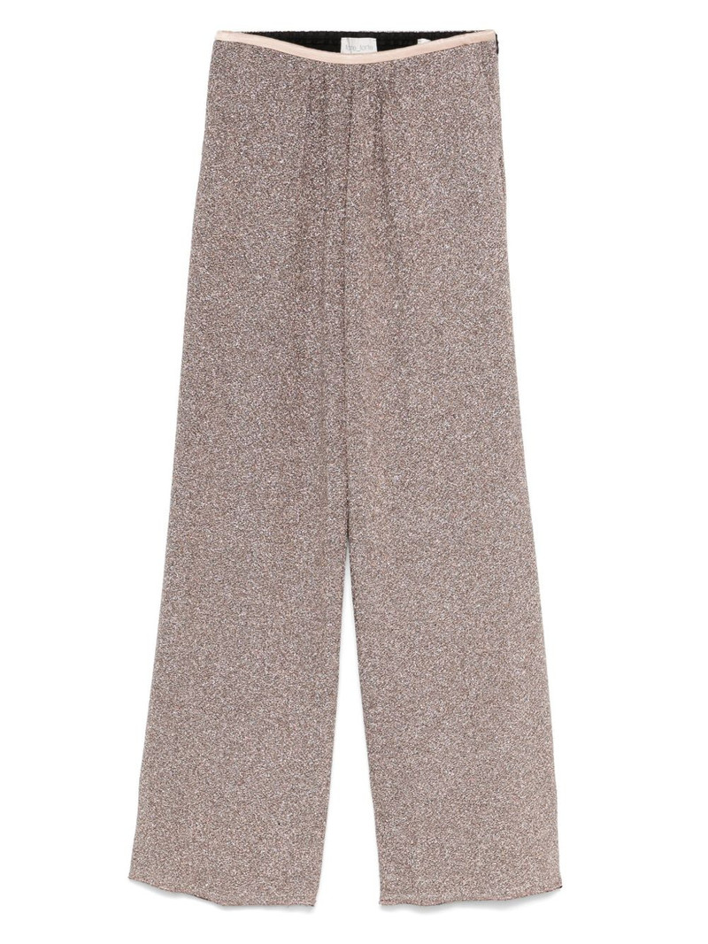 metallic-treading trousers 1
