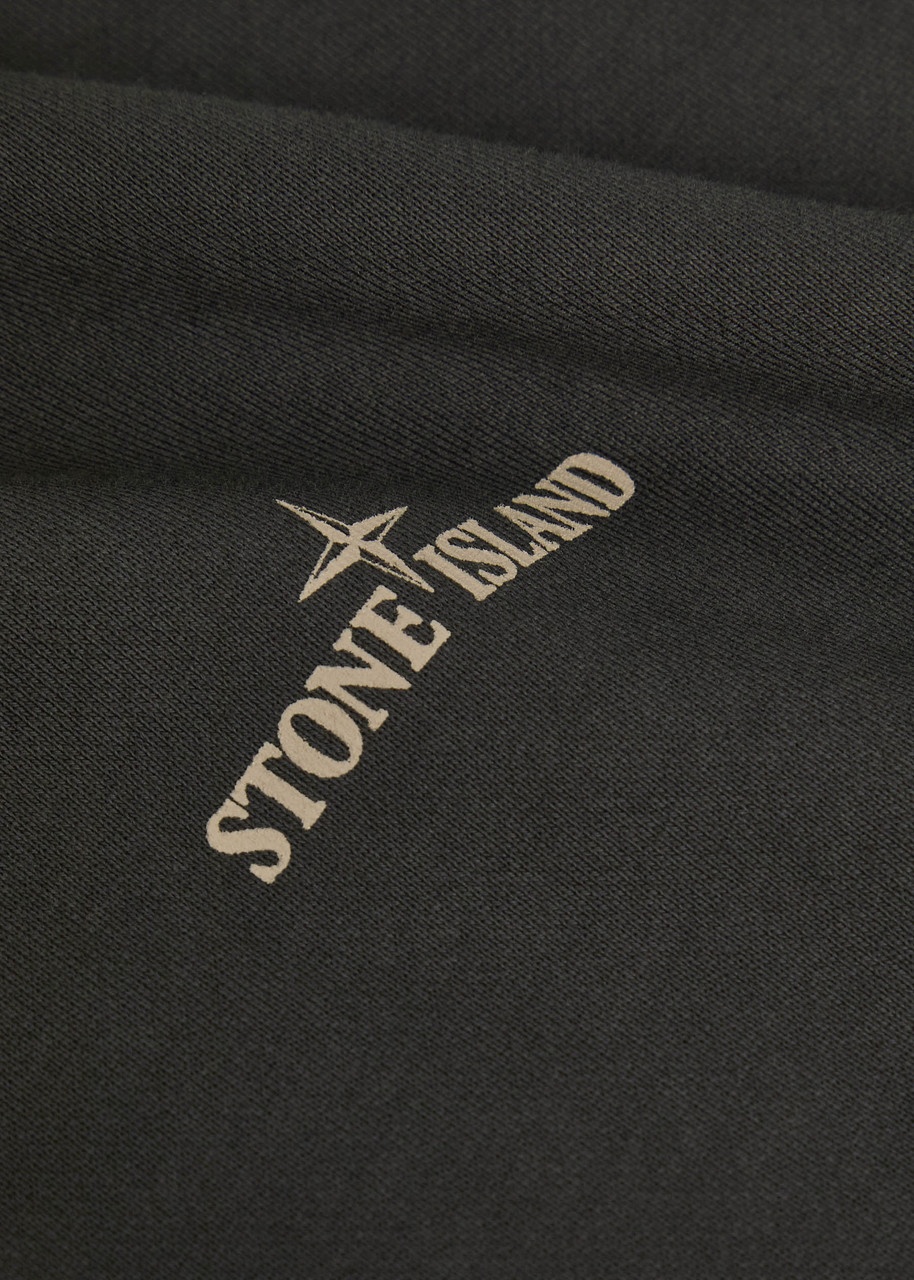 Stone Island Logo-print Cotton Sweatshirt - 5