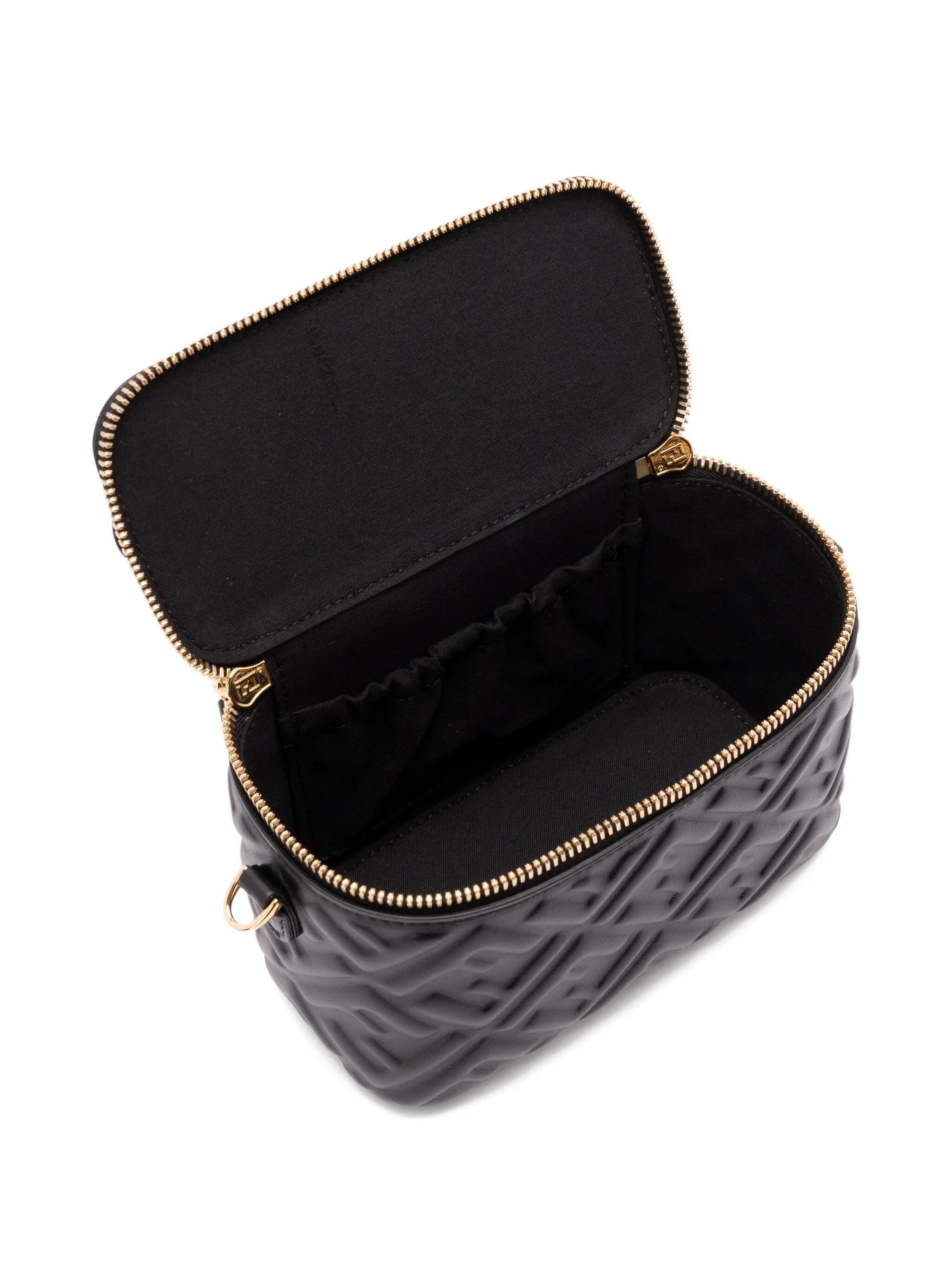 Vanity quilted leather mini crossbody bag - 3