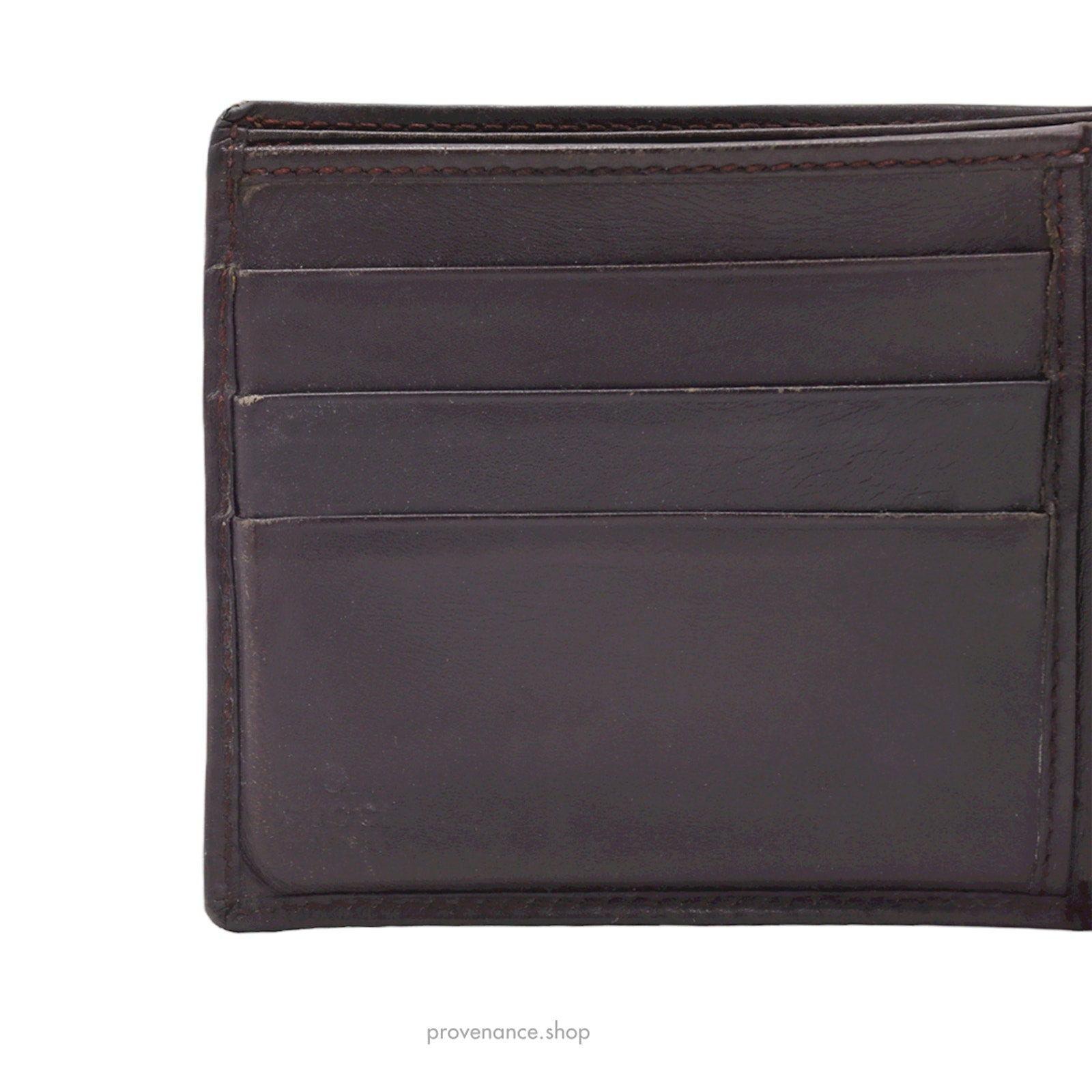 Gucci GG Canvas Bifold Wallet - Brown - 6
