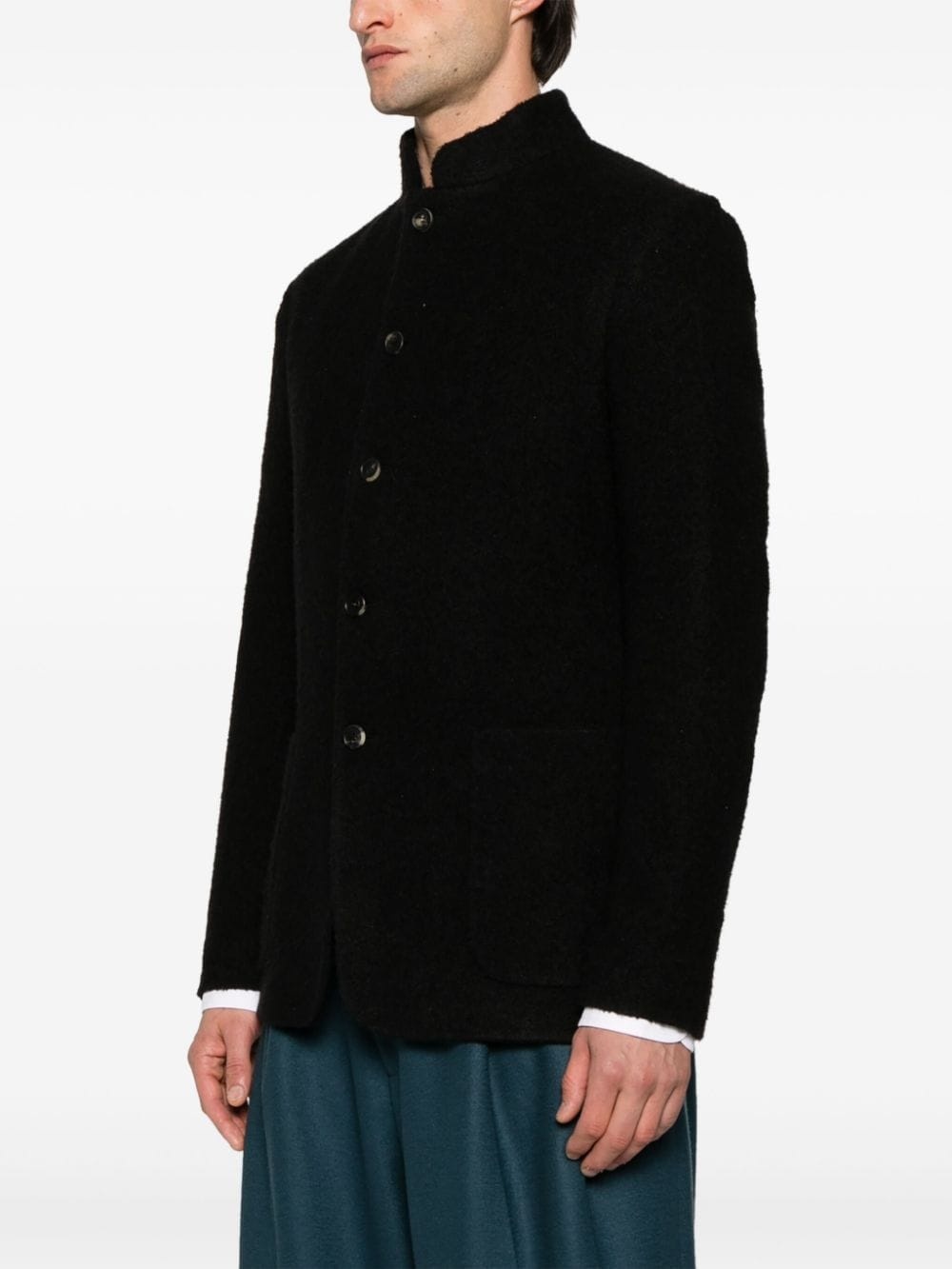 Obi brushed single-breasted blazer - 3