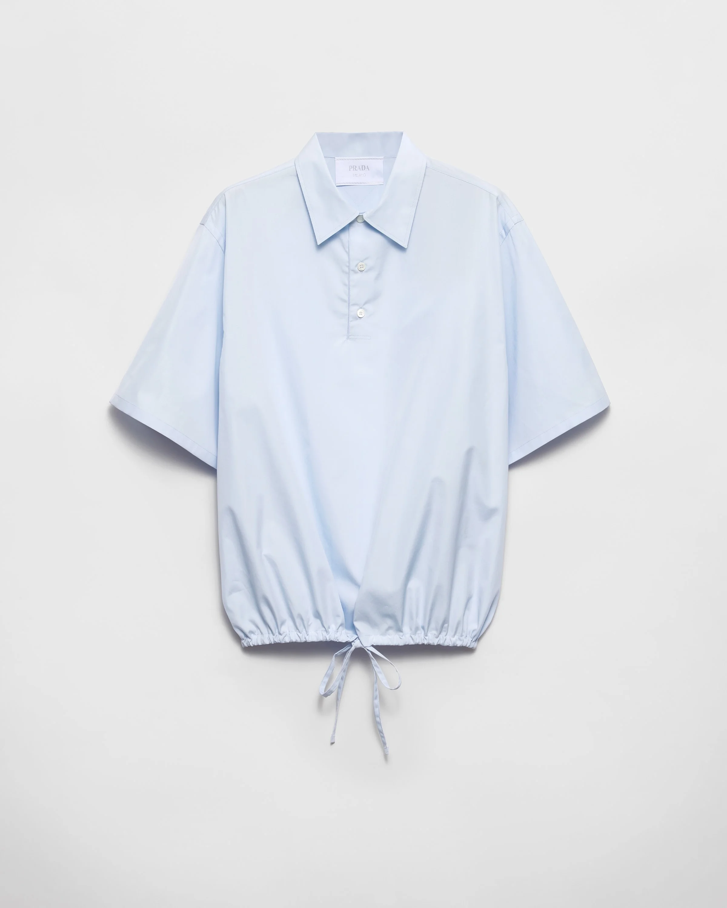 Short-sleeved cotton shirt - 1