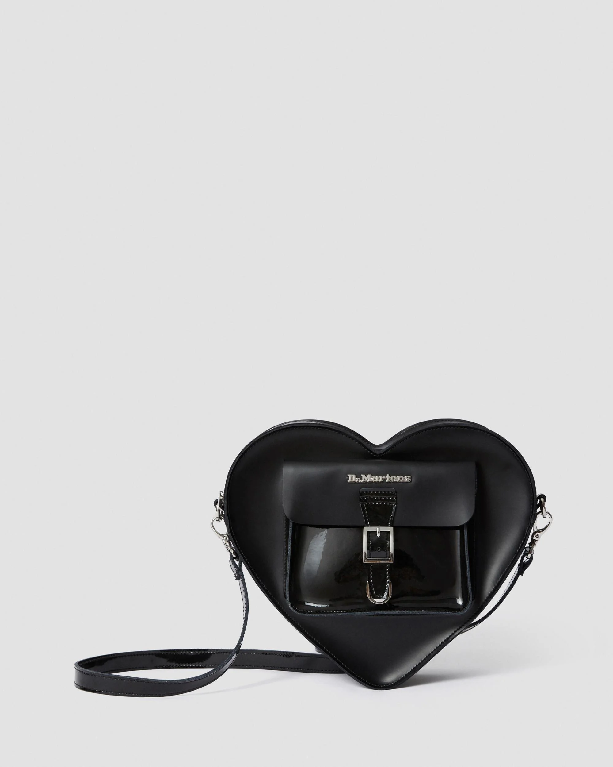 Heart Shaped Hardware Kiev Leather Bag - 1