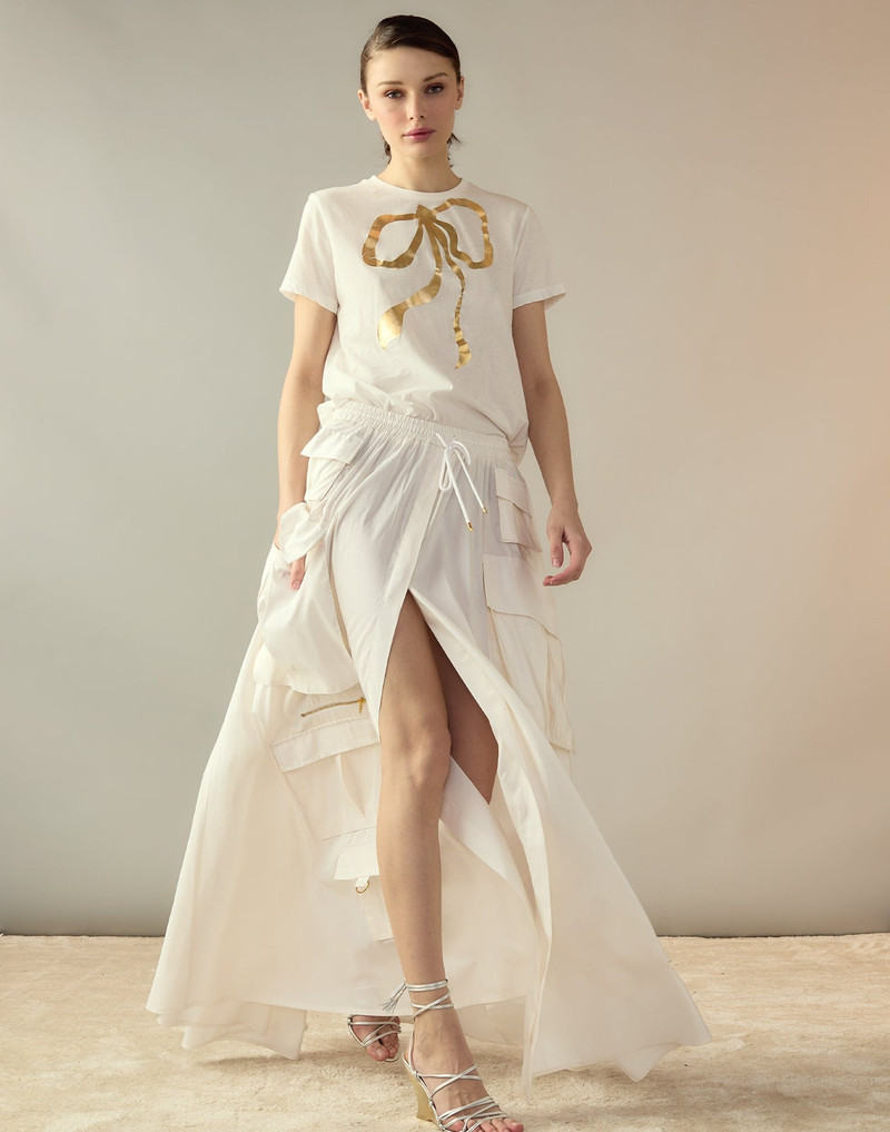 Taffeta Cargo Skirt 7