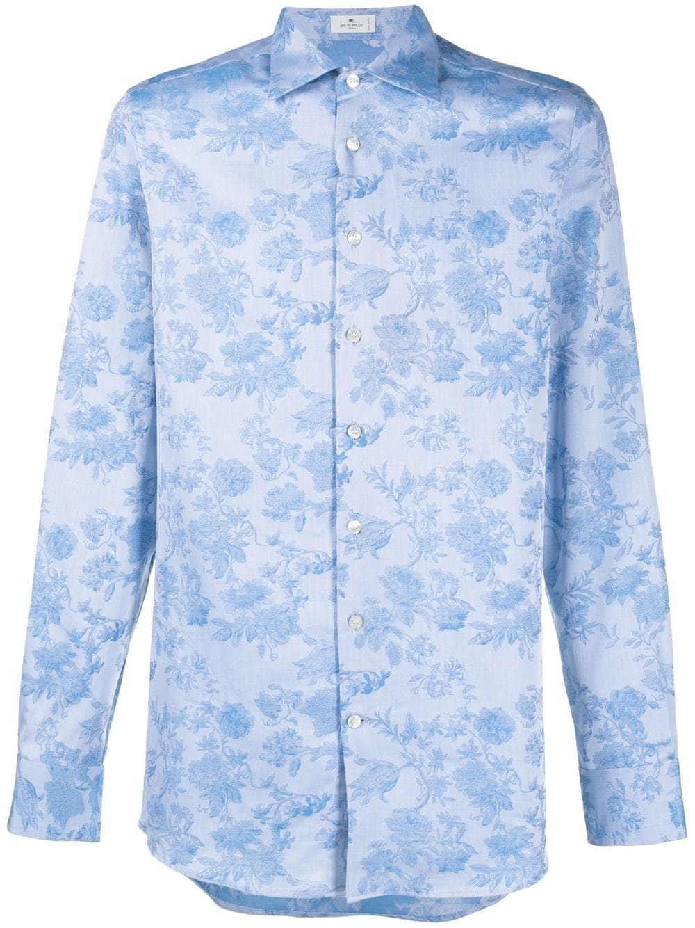 floral cotton shirt - 1