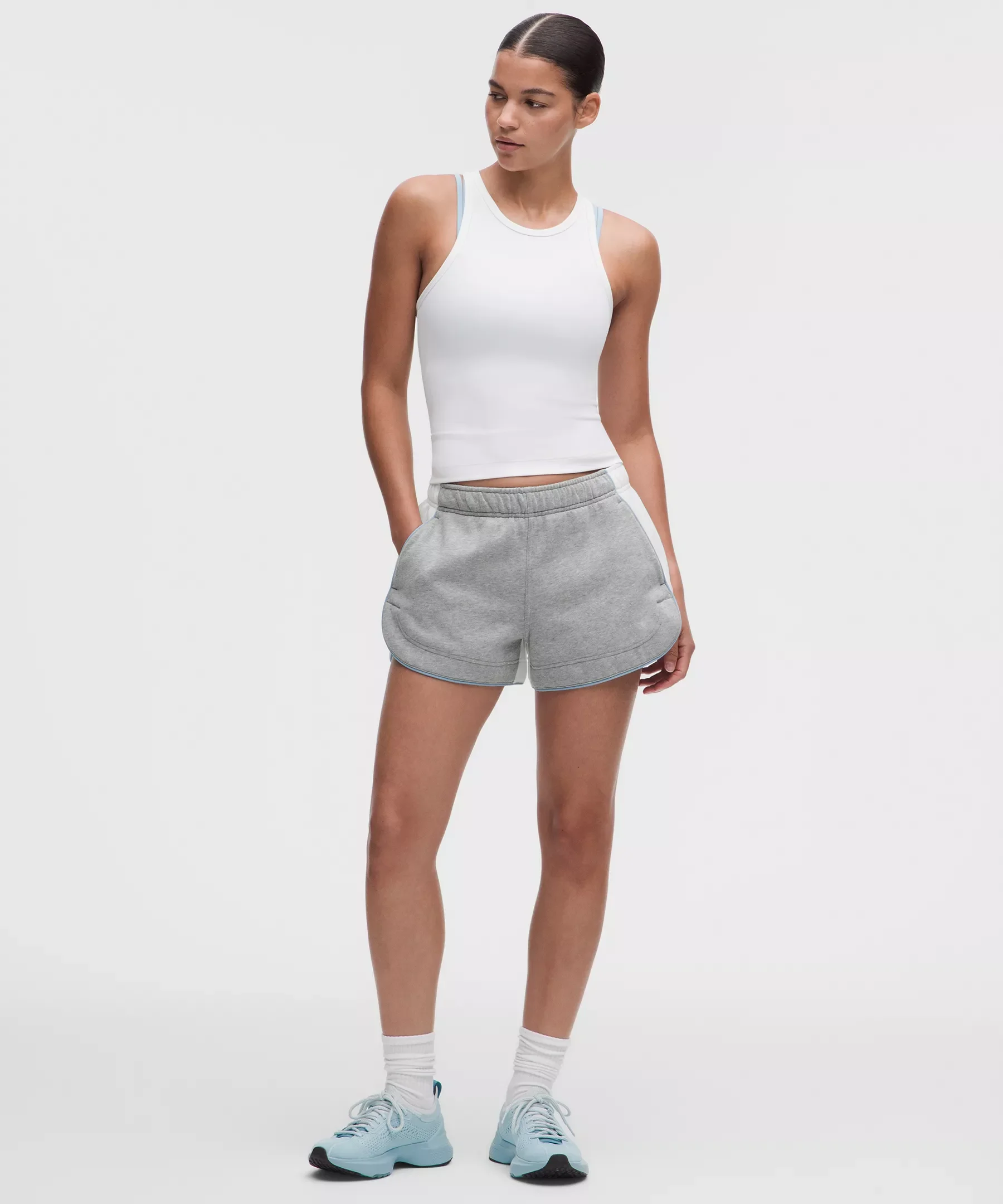 Scuba Mid-Rise Dolphin Short 3" *Colourblock - 1