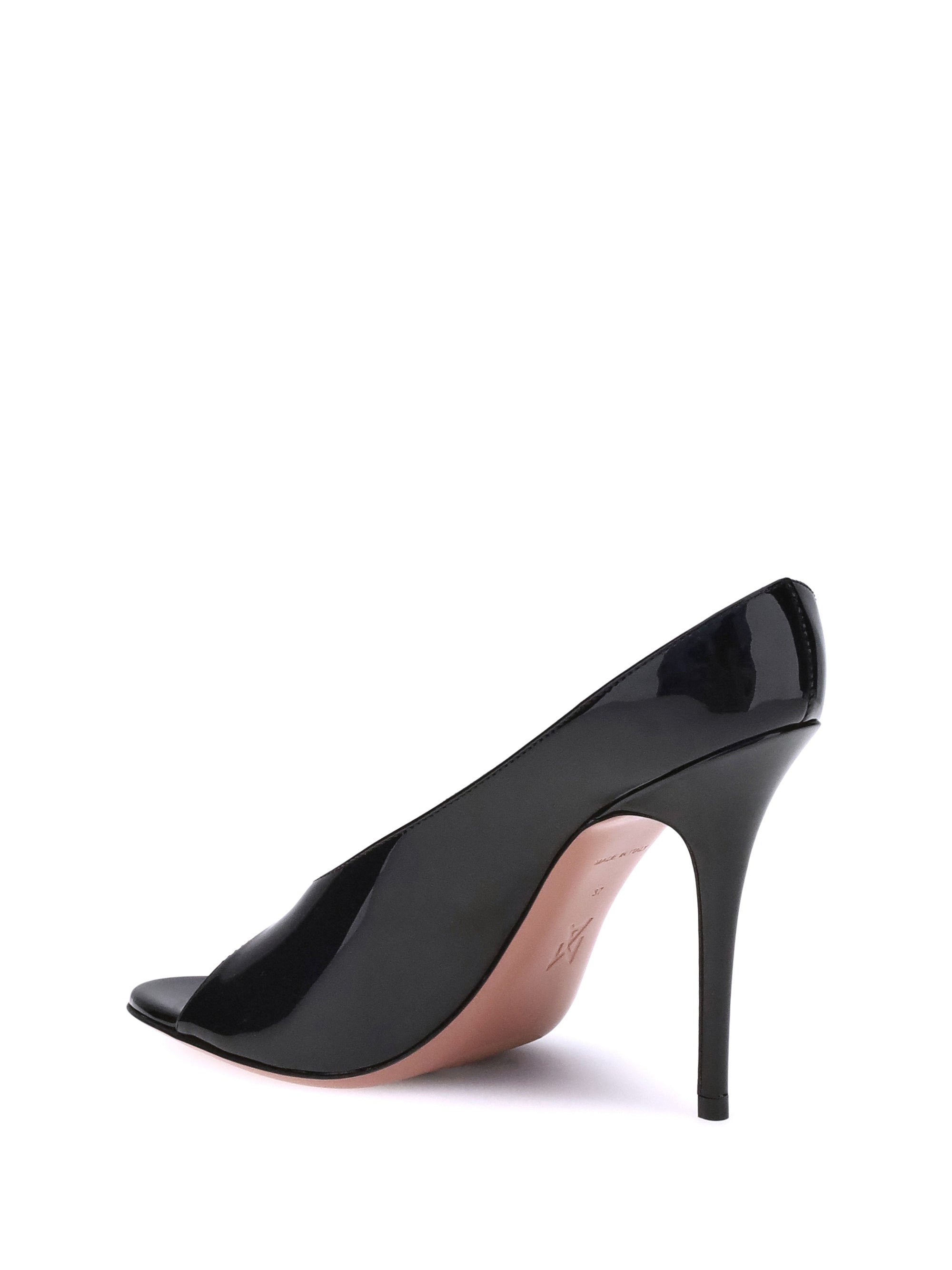 Amina Muaddi Women Anok Leather Sandals - 3