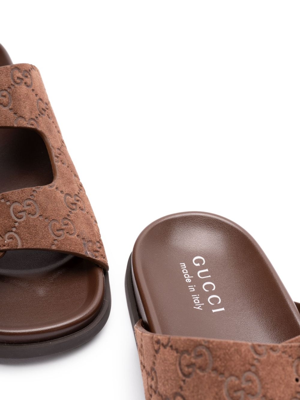 leather slides - 5