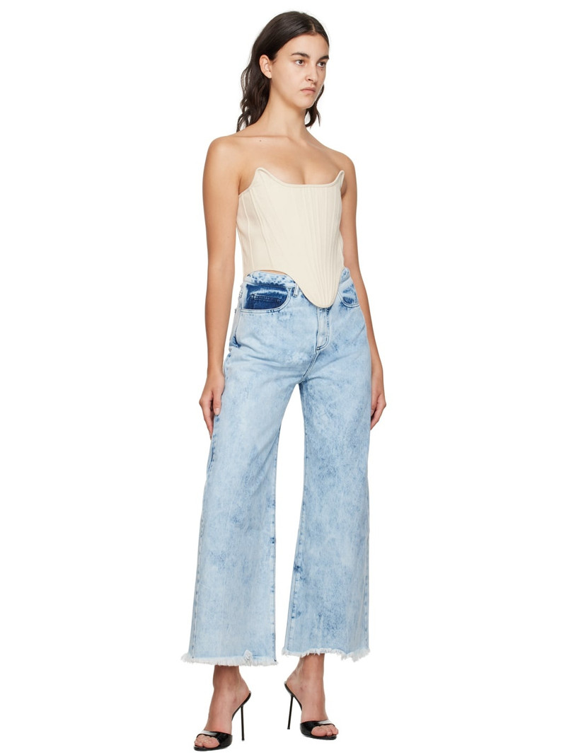 MARQUES’ALMEIDA Off-White Paneled Corset outlook